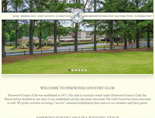 Tablet Screenshot of pinewoodclub.com